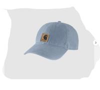 Carhartt Men's AH0289 Canvas Alpine Blue Baseball Cap ONE SIZE AUTHENTIC