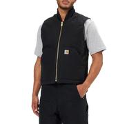 carhartt Mens Arctic-Quilt Lined Duck Vest Regular and Big & Tall Sizes Black X-Large