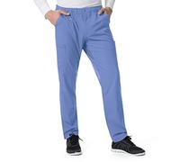 Carhartt Men's Athletic Cargo Pant Medical Scrubs, Ceil Blue, Large Tall