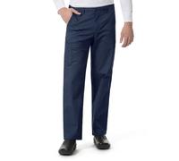 Carhartt Men's Athletic Cargo Pant Medical Scrubs, Navy, Large