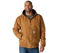 Carhartt Men's Big & Tall Active Jacket J130 Work Utility Outerwear, Carhartt Brown, 4X-Large Tall