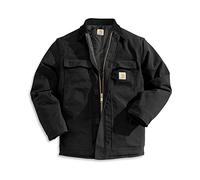 Carhartt Men's Big & Tall Arctic Quilt Lined Duck Traditional Coat C003 - Black - XL Tall
