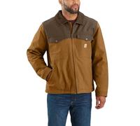 Carhartt Men's Big & Tall Montana Rugged Flex Duck Relaxed Fit Insulated Jacket, Carhartt Brown/Coffee, XL