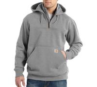 Carhartt Men's Big & Tall Rain Defender Loose Fit Heavyweight Quarter-Zip Sweatshirt Heather Gray 3X-Large