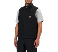 Carhartt Men's Sherpa Lined Mock-Neck Vest Work top Clothing, Black, 3XL Long