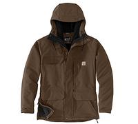 Carhartt Men's Big & Tall Super Dux Relaxed Fit Insulated Traditional Coat, Coffee, 3X-Large/Tall