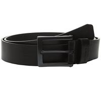 Carhartt Burnished Leather Box Buckle Belt, Black/Gunmetal Finish, 46