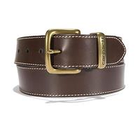 Carhartt Men's Burnished Leather Box Buckle Belt, Carhartt® Brown, W42