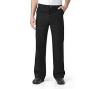 Carhartt Men's C54108T Medical Scrubs Pants, Black, XS TALL