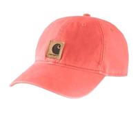 Carhartt Men's Canvas Cap, Electric Coral, One Size