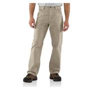 Carhartt Men's Canvas Dungaree B151 work utility pants, Tan, 33W 36L UK