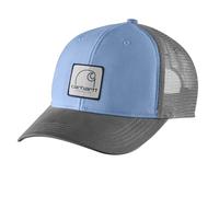 Carhartt Men's Canvas Mesh-Back C Patch Cap, Skystone, One size
