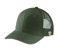 Carhartt Men's Canvas Mesh Back Cap, Moss, OS