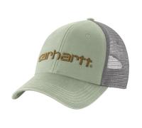 Carhartt Men's Canvas Mesh-Back Logo Graphic Cap, Sage, One size