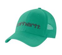 Carhartt Canvas Mesh-Back Logo Graphic Cap Baseball, Sea Green, OS