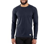 Carhartt Men's Carhartt Force Midweight Classic Thermal Base Layer Long Sleeve Shirt Top, Navy, S