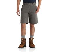 Carhartt mens Carhartt Men's Rugged Flex Rigby Shorts Gravel 38 Regu