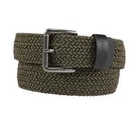 Carhartt Men's Casual Belts, W/Heavy Duty Flexible Stitching, Available in Multiple Styles, Colors & Sizes, Rugged Flex Nylon Cord Braided (Army Green), L
