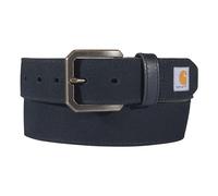 Carhartt Men's Casual Rugged Belts, Available in Multiple Styles, Colors & Sizes, Canvas Duck (Black), 40
