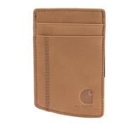 Carhartt Men's Casual Saddle Leather Wallets, Brown (Front Pocket), One Size
