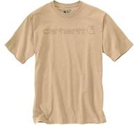 Carhartt Core Logo Relaxed Fit Short Sleeve T-shirt Yellow XL Man