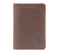 Carhartt Men's Craftsman Leather Wallets, Available in Multiple Styles and Colors, Brown (Front Pocket Bi-fold), One Size, Craftsman Leather Wallets, Available in Multiple Styles and Colors