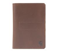 Carhartt Men's Craftsman Leather Wallets, Available in Multiple Styles and Colors, Brown (Notebook), One Size, Craftsman Leather Wallets, Available in Multiple Styles and Colors