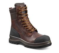 Carhartt Men's Detroit Rugged Flex® Waterproof S3 8 Inch Safety Boot, Dark Brown, 39