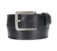 Carhartt Men's Double Row Stitching Snap Fasteners Dull Nickel Buckle, Black, 44
