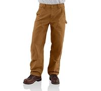 Carhartt Men's double work utility pants, Carhartt Brown, 32W 34L UK