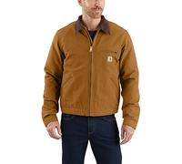 Carhartt Mens Duck Detroit Cotton Insulated Work Jacket, Carhartt Brown, L - Chest 42-44 (107-112cm)