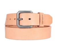 Carhartt Men's Durable Full Grain Saddle Leather Classic Belts, W/Rugged Antique Nickle Hardware, Lt. Natural, 32