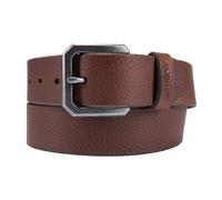 Carhartt Men's Durable Full Grain Saddle Leather Classic Belts, W/Rugged Antique Nickle Hardware, Red Brown, 32