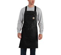 Carhartt mens Firm Duck Apron, Black, One size