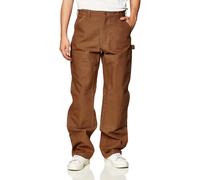 Carhartt Men's Firm Duck Double-Front Work Dungaree Pant B01 Brown 31W X 30L