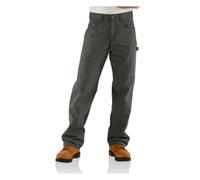 Carhartt Men's Flame Resistant Canvas Pant,Moss,34 x 32