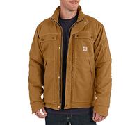 Carhartt Men's Flame Resistant Full Swing Quick Duck Coat, Brown, Medium
