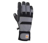 Carhartt Men's Flexer Cold Weather Gloves, Dark Grey/Black, Large