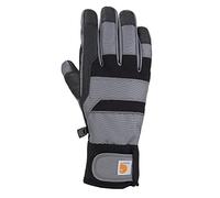 Carhartt Men's Flexer Cold Weather Gloves, Dark Grey/Black, Medium