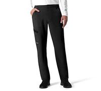 Carhartt Men's Force Cross-Flex Modern Fit Straight Leg Cargo Pant, Black, Small