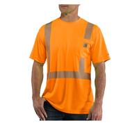 Carhartt Men's Force High-Visibility Short-Sleeve Class 2 T-Shirt, Bright Orange, Medium