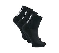 Carhartt Men's Force Midweight Logo Short Crew Sock 3 Pack, Black, X-Large (Pack of 3)