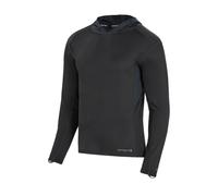 Carhartt Men's Force Midweight Micro-Grid Base Layer Hoodie, Black, M
