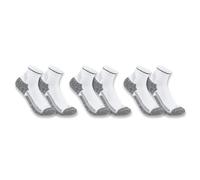 Carhartt Men's Force Midweight Sock 3 Pack, White, X-Large