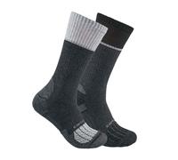 Carhartt Men'S Force Midweight Steel Toe Crew Sock 2 Pack, Assorted, X-Large
