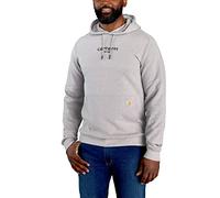 Carhartt Mens Lightweight Logo Relaxed Fit Graphic Hoodie