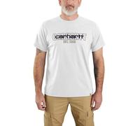 Carhartt Men's Force Relaxed Fit Midweight Short-Sleeve Logo Graphic T-Shirt, Malt, Large