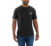 Carhartt Men's Force® Relaxed Fit Midweight Short-Sleeve Pocket T-Shirt, Black, M