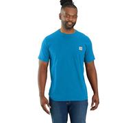 Carhartt Force Pocket Short Sleeve T-shirt Blue S Man