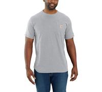 Carhartt Men's Force Relaxed Fit Midweight Short-Sleeve Pocket T-Shirt, Grey Mixed, 3XL